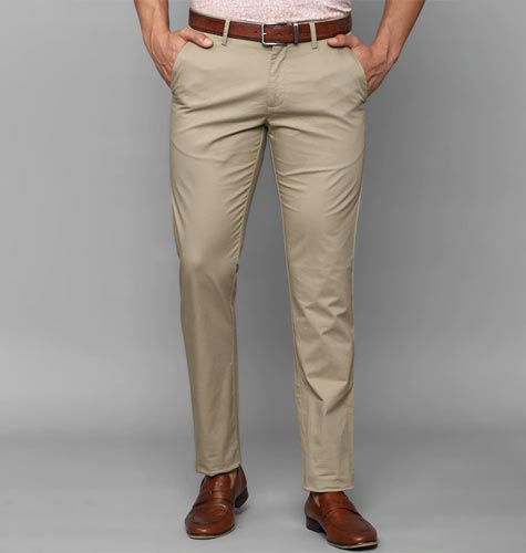 Men Slim Fit Formal Trousers